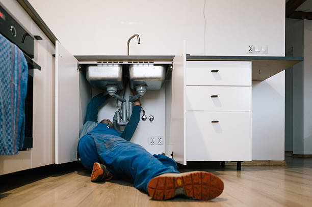 Professional Emergency Plumber technician working in Crown Point, NY
